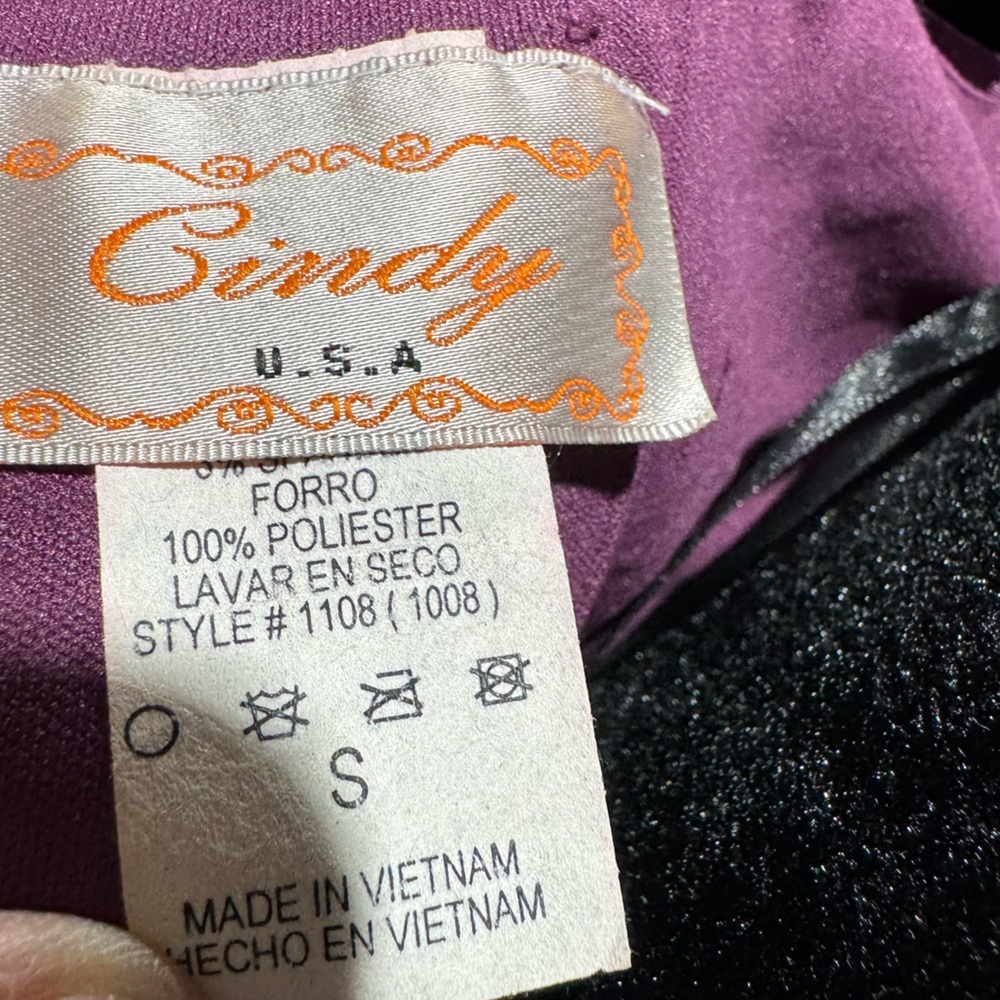 Elegant Purple Strapless 90’s style Dress - Picture 6 of 7